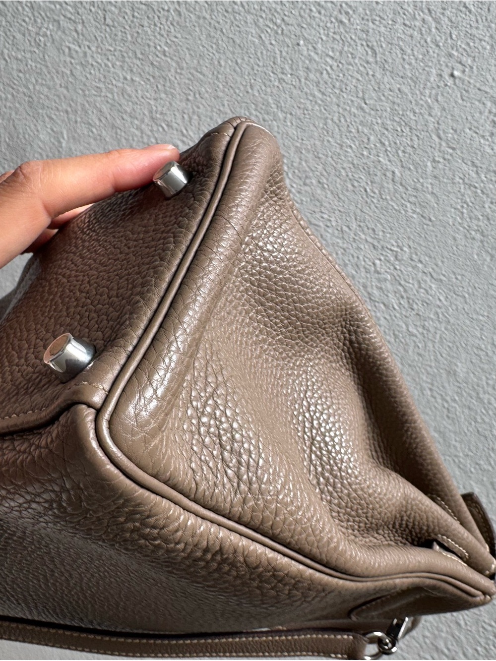Hermes Kelly 32 Retourne Etoupe Togo in PHW - Picture 6 of 14